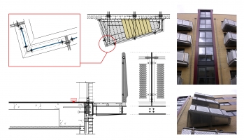 Murray Grove - Balcony details