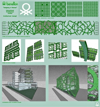 1 BENETTON COMPETITION  - Calligraphic Container